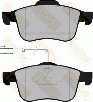 Lucas Electrical GDB1647 - Тормозные колодки, дисковые, комплект www.autospares.lv