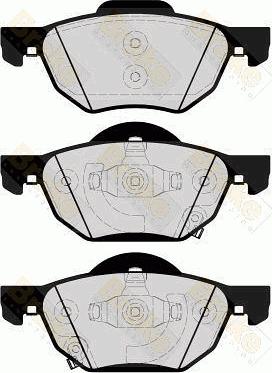 Brake Engineering PA1639 - Brake Pad Set, disc brake www.autospares.lv