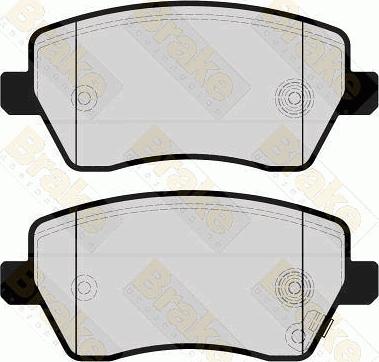 Brake Engineering PA1679 - Brake Pad Set, disc brake www.autospares.lv