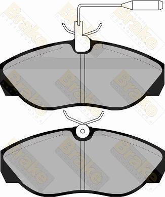 Brake Engineering PA1042 - Brake Pad Set, disc brake www.autospares.lv