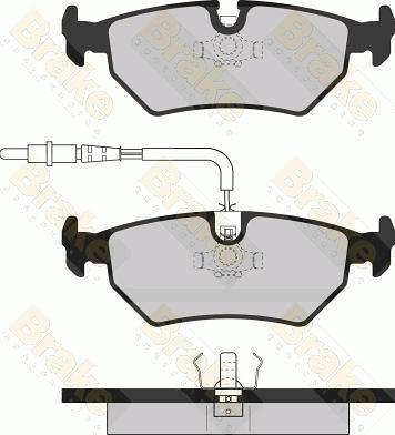 Brake Engineering PA1064 - Bremžu uzliku kompl., Disku bremzes autospares.lv