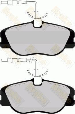 Brake Engineering PA1061 - Brake Pad Set, disc brake www.autospares.lv