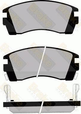 TRIPLE FIVE ABP0068 - Brake Pad Set, disc brake www.autospares.lv