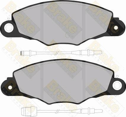 Brake Engineering PA1145 - Тормозные колодки, дисковые, комплект www.autospares.lv