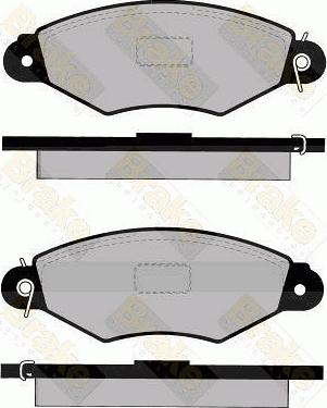 Equal Quality PF1092 - Bremžu uzliku kompl., Disku bremzes www.autospares.lv