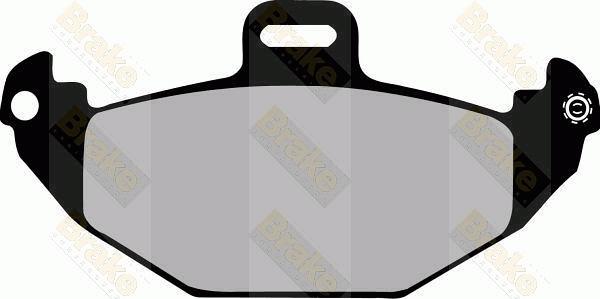 Brake Engineering PA1169 - Brake Pad Set, disc brake www.autospares.lv