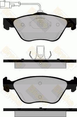 Quinton Hazell 7240 - Тормозные колодки, дисковые, комплект www.autospares.lv