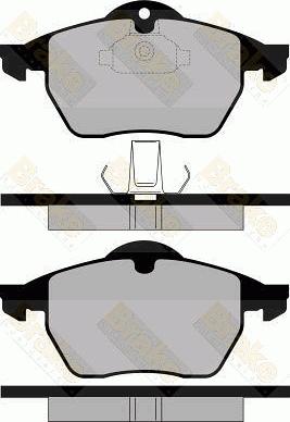 Brake Engineering PA1116 - Brake Pad Set, disc brake www.autospares.lv