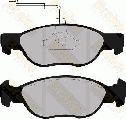 Budweg Caliper 521290 - Brake Pad Set, disc brake www.autospares.lv