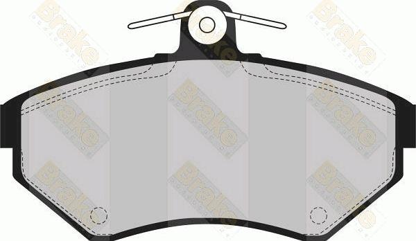 Brake Engineering PA1186 - Brake Pad Set, disc brake www.autospares.lv