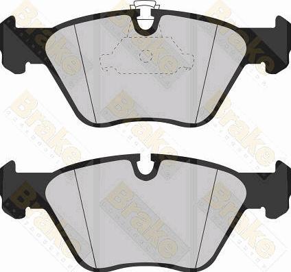 Brake Engineering PA1121 - Bremžu uzliku kompl., Disku bremzes www.autospares.lv