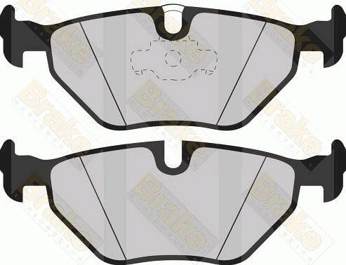 Brake Engineering PA1123 - Brake Pad Set, disc brake www.autospares.lv