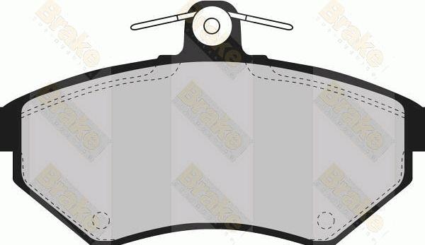 Brake Engineering PA1171 - Bremžu uzliku kompl., Disku bremzes www.autospares.lv