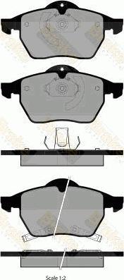 Brake Engineering PA1848 - Brake Pad Set, disc brake www.autospares.lv