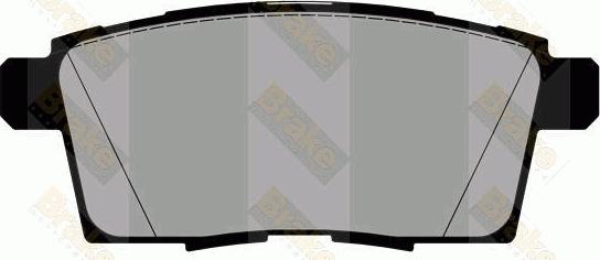 Brake Engineering PA1819 - Brake Pad Set, disc brake www.autospares.lv