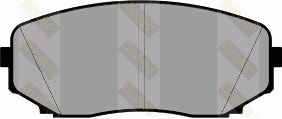 Brake Engineering PA1818 - Brake Pad Set, disc brake www.autospares.lv