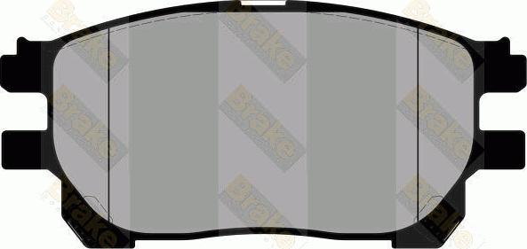 Brake Engineering PA1882 - Brake Pad Set, disc brake www.autospares.lv