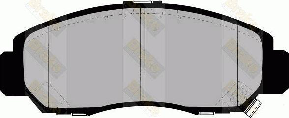 Brake Engineering PA1346 - Brake Pad Set, disc brake www.autospares.lv