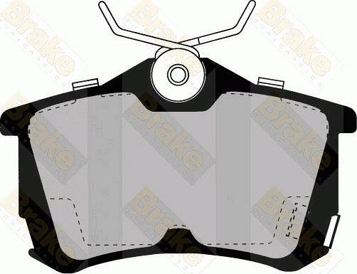 Brake Engineering PA1342 - Bremžu uzliku kompl., Disku bremzes www.autospares.lv