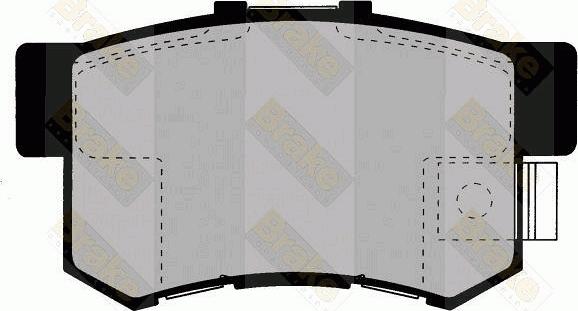 Ditas DFB5273 - Brake Pad Set, disc brake www.autospares.lv