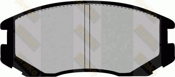 Brake Engineering PA1369 - Brake Pad Set, disc brake www.autospares.lv