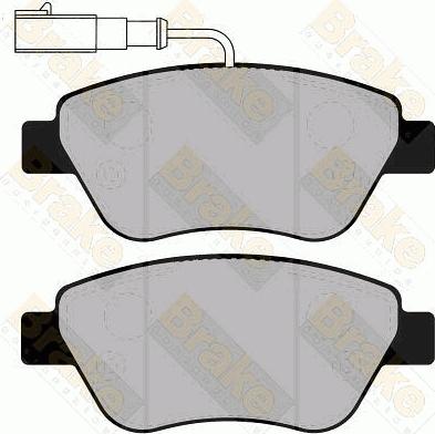 Brake Engineering PA1306 - Brake Pad Set, disc brake www.autospares.lv