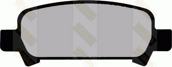 Brake Engineering PA1317 - Brake Pad Set, disc brake www.autospares.lv