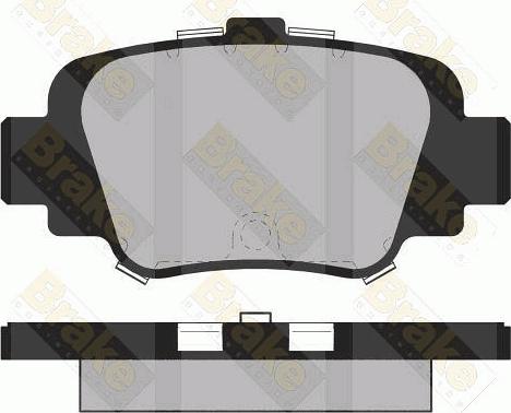 Blue Print ADN14257 - Bremžu uzliku kompl., Disku bremzes www.autospares.lv