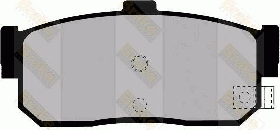 Brake Engineering PA1375 - Bremžu uzliku kompl., Disku bremzes www.autospares.lv