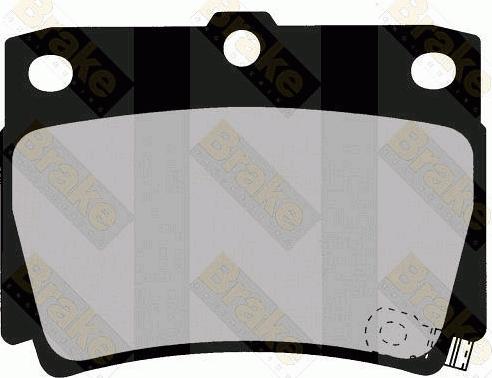 Brake Engineering PA1370 - Bremžu uzliku kompl., Disku bremzes www.autospares.lv