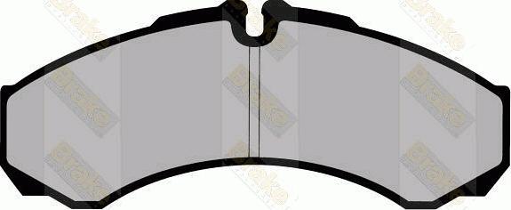 Brake Engineering PA1255 - Brake Pad Set, disc brake www.autospares.lv