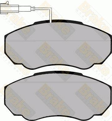 Brake Engineering PA1285 - Тормозные колодки, дисковые, комплект www.autospares.lv