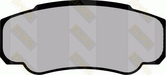 Brake Engineering PA1286 - Brake Pad Set, disc brake www.autospares.lv