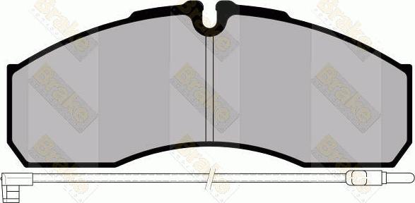 Brake Engineering PA1743 - Brake Pad Set, disc brake www.autospares.lv