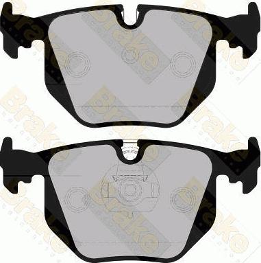 Brake Engineering PA1758 - Brake Pad Set, disc brake www.autospares.lv