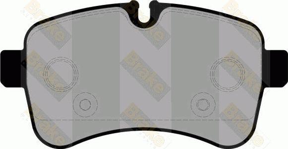 Brake Engineering PA1787 - Bremžu uzliku kompl., Disku bremzes www.autospares.lv