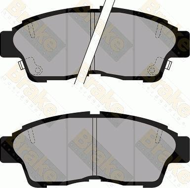 Brake Engineering PA854 - Brake Pad Set, disc brake www.autospares.lv