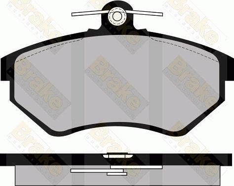 Brake Engineering PA819 - Bremžu uzliku kompl., Disku bremzes www.autospares.lv