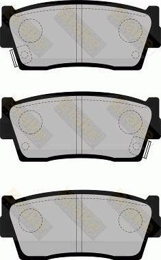 Brake Engineering PA826 - Тормозные колодки, дисковые, комплект www.autospares.lv