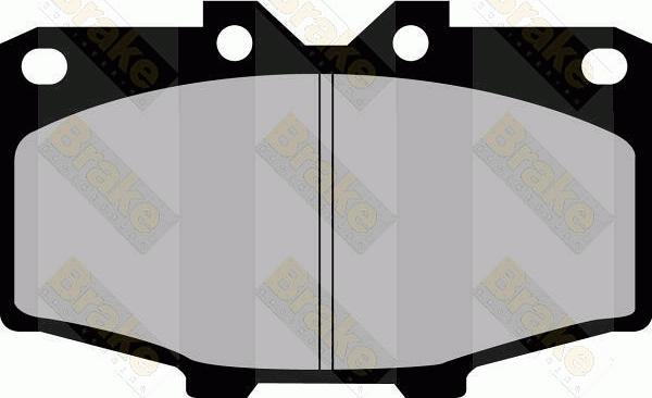 Brake Engineering PA399 - Brake Pad Set, disc brake www.autospares.lv