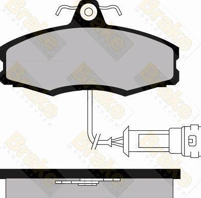 HELLA 8DB 355 005-951 - Bremžu uzliku kompl., Disku bremzes autospares.lv