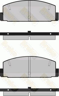 Lemförder 26444 - Bremžu uzliku kompl., Disku bremzes autospares.lv