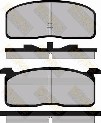 Quinton Hazell BLF284 - Тормозные колодки, дисковые, комплект www.autospares.lv