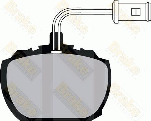 Brake Engineering PA319 - Bremžu uzliku kompl., Disku bremzes autospares.lv