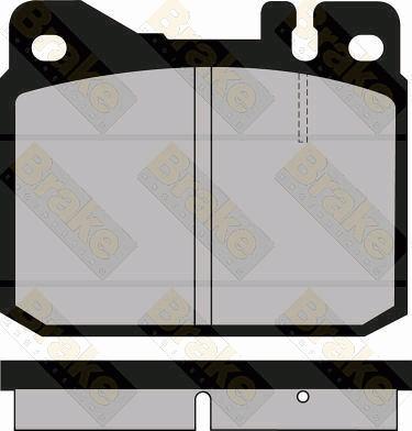 Brake Engineering PA379 - Bremžu uzliku kompl., Disku bremzes autospares.lv