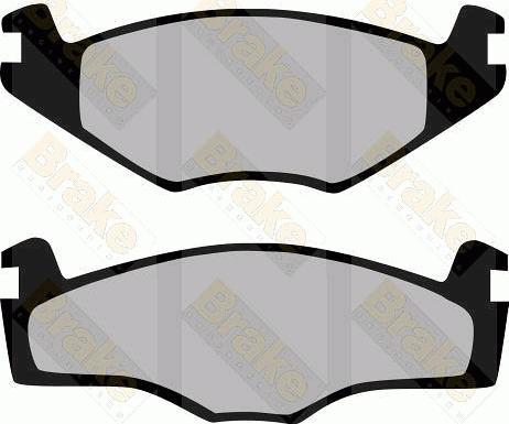 Brake Engineering PA375 - Brake Pad Set, disc brake www.autospares.lv