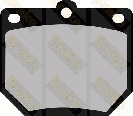 Brake Engineering PA245 - Bremžu uzliku kompl., Disku bremzes www.autospares.lv