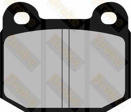 Brake Engineering PA251 - Brake Pad Set, disc brake www.autospares.lv