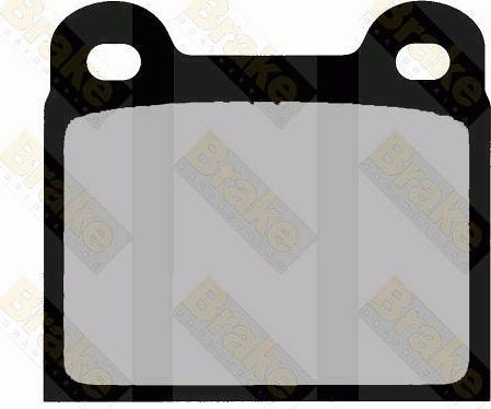 Brake Engineering PA204 - Brake Pad Set, disc brake www.autospares.lv