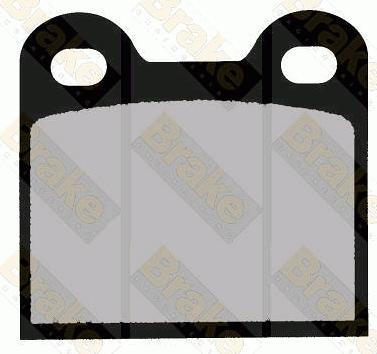 Brake Engineering PA206 - Brake Pad Set, disc brake www.autospares.lv